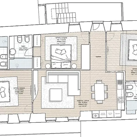 Diffuso Vulcano Village 住宿加早餐酒店 Castro (Lombardy)